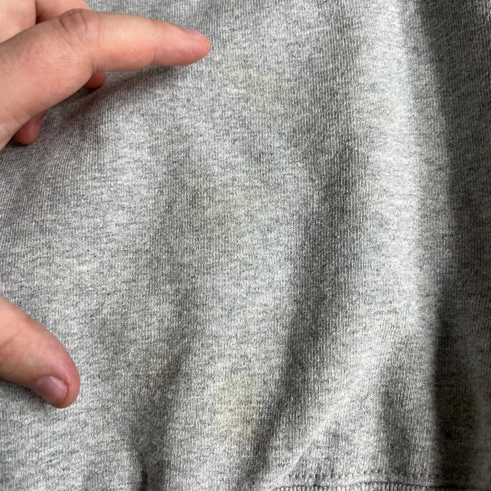 VTG Michigan State Grandma Sweatshirt Mens XL 1990s Spartans Baggy Grey MSU‎ - Picture 7 of 12